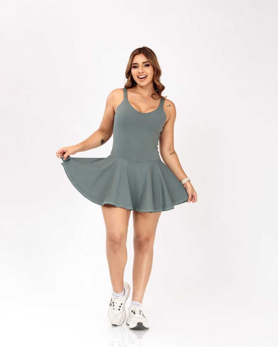 Bela Verde Oliva- Falda short